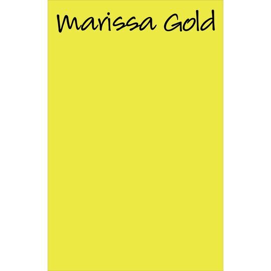 Personalized Neon Yellow Notepad